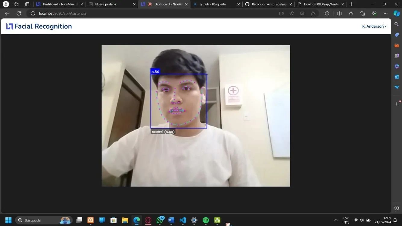 Control de Asistencia Facial