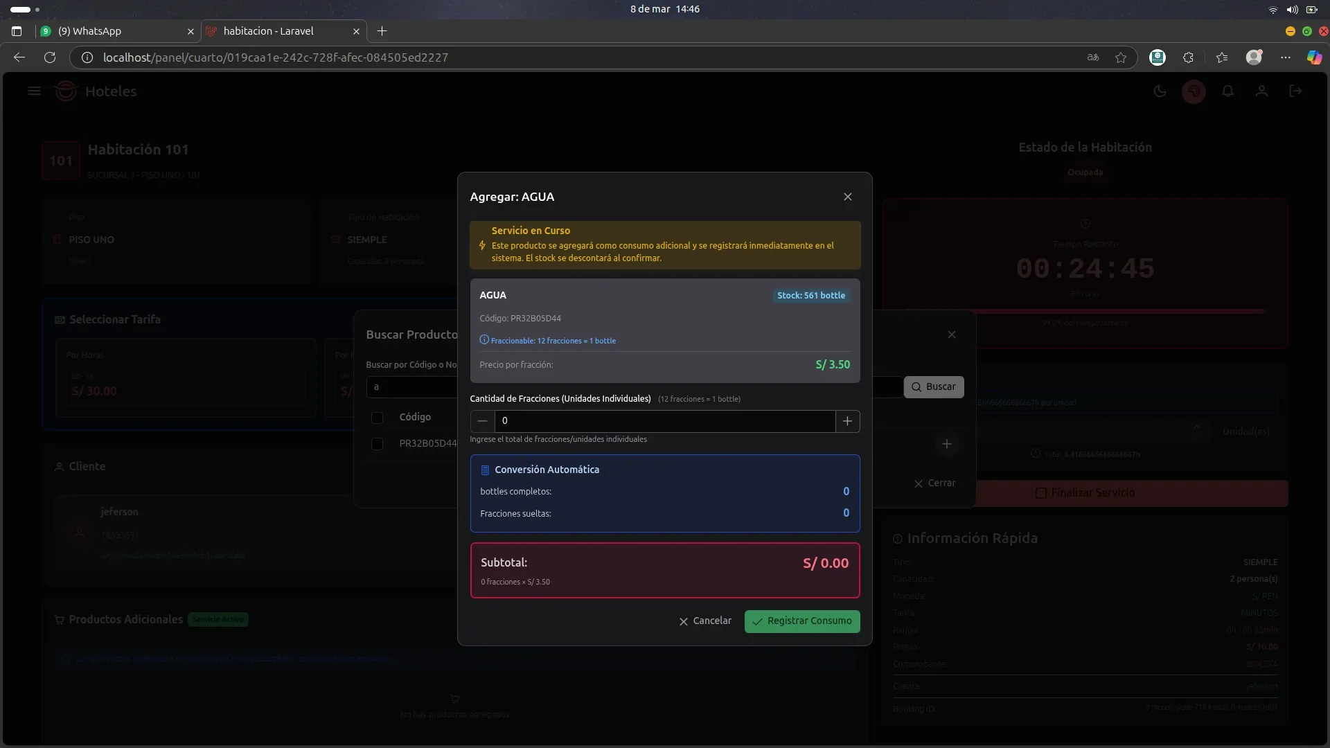 Sistema de Hoteles — captura 6